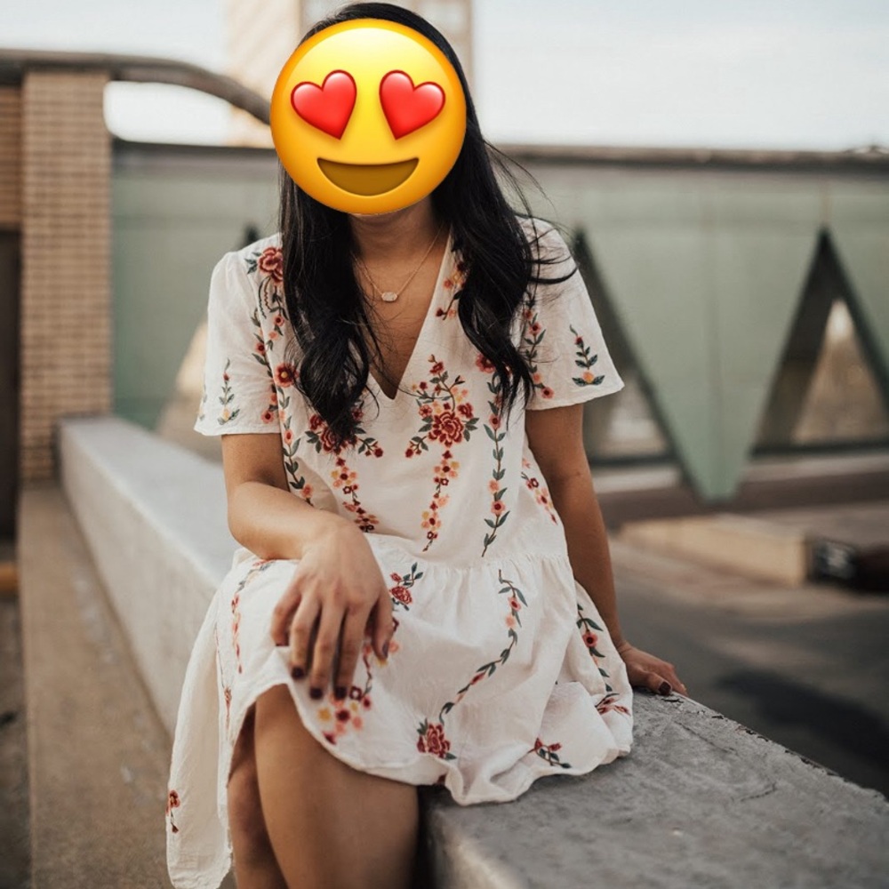 Zara Embroidered Dress